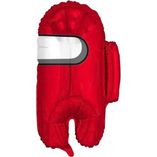 Фигура Космонавтик, красный, 66 см