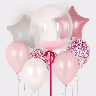 Комплект гелиевых шаров Пёрышко