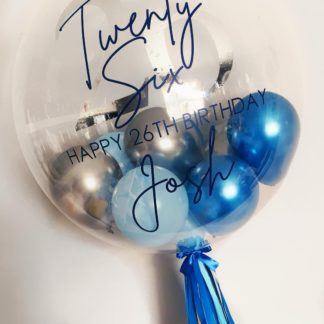 Шар с шариками внутри (любая индивидуальная надпись)