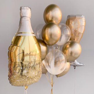 Набор гелиевых шаров Брызги шампанского