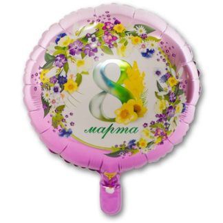 Круг 46 см, 8 марта (цветы)