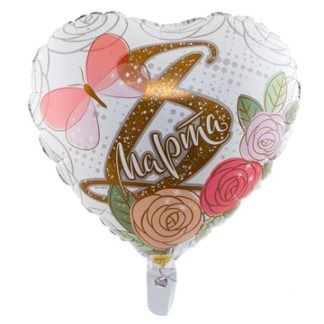 Сердце 46 см, 8 марта (розы)
