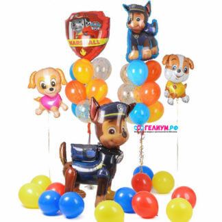Композиция шаров для детей Щенячий патруль команда