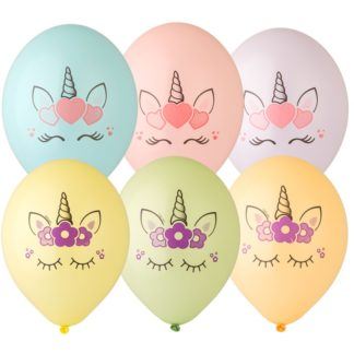 Шар 30 см, единорожка