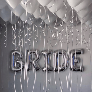 Набор шаров-букв мини-BRIDE