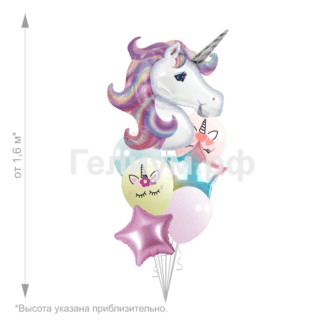 Воздушные шары Единорожка