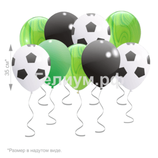 Шары под потолок Футбол 15 шт