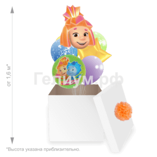 Коробка с шарами Фиксики Симка