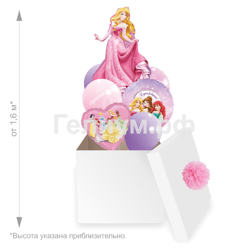 Коробка с шарами Спящая красавица