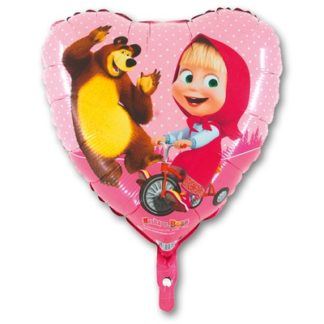 Сердце, Маша и Медведь, 46 см