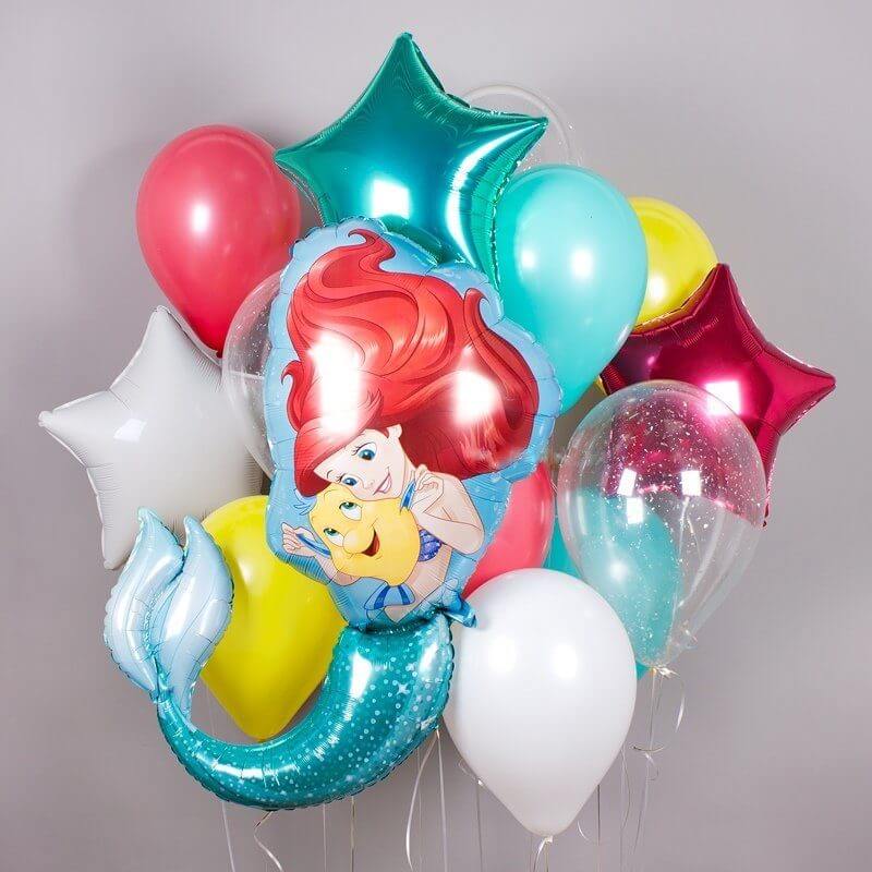 Воздушные шары Русалочка Ариэль