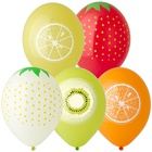 Шар 30 см, Фрукты, ассорти
