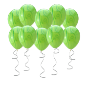 Шары под потолок «Зелёный Агат» 10 шт.