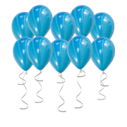 Шары под потолок «Синий Агат» 10 шт.