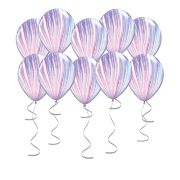 Шары под потолок «Сиреневый Агат» 10 шт.