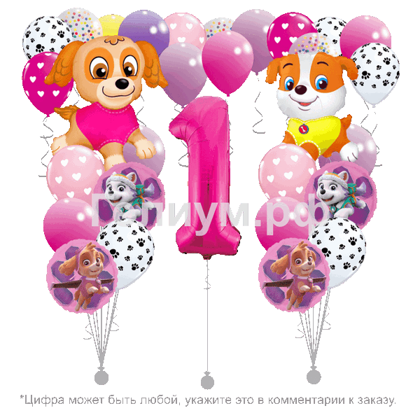 Шары на день рождения щенячий патруль Друзья