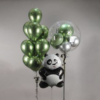 Набор гелиевых шаров Панда