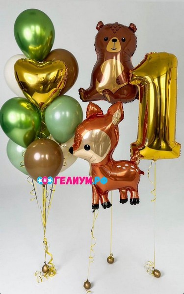 Воздушные шары Зверята