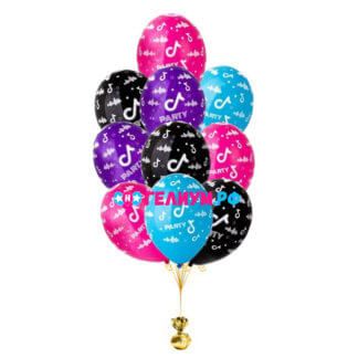 Фонтан из 10 шаров «Вечеринка ТикТок»