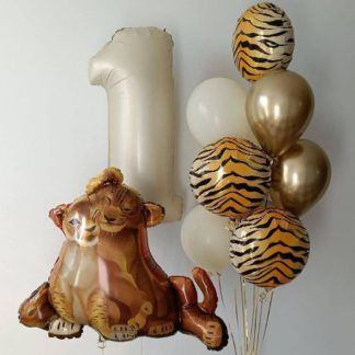 Воздушные шары Король Лев Симба и Нала