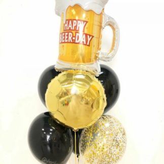 Фонтан шаров с кружкой пива