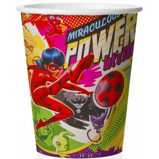 Стаканы Леди Баг и Суперкот, 6 шт