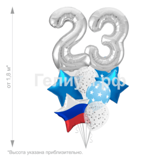 Набор воздушных шаров триколор