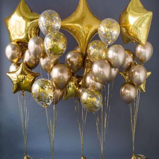 Набор гелиевых шаров на юбилей