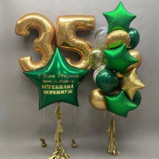 Воздушные шары на день рождения мужчине