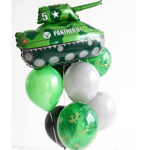 Набор шаров с танком для мужчины