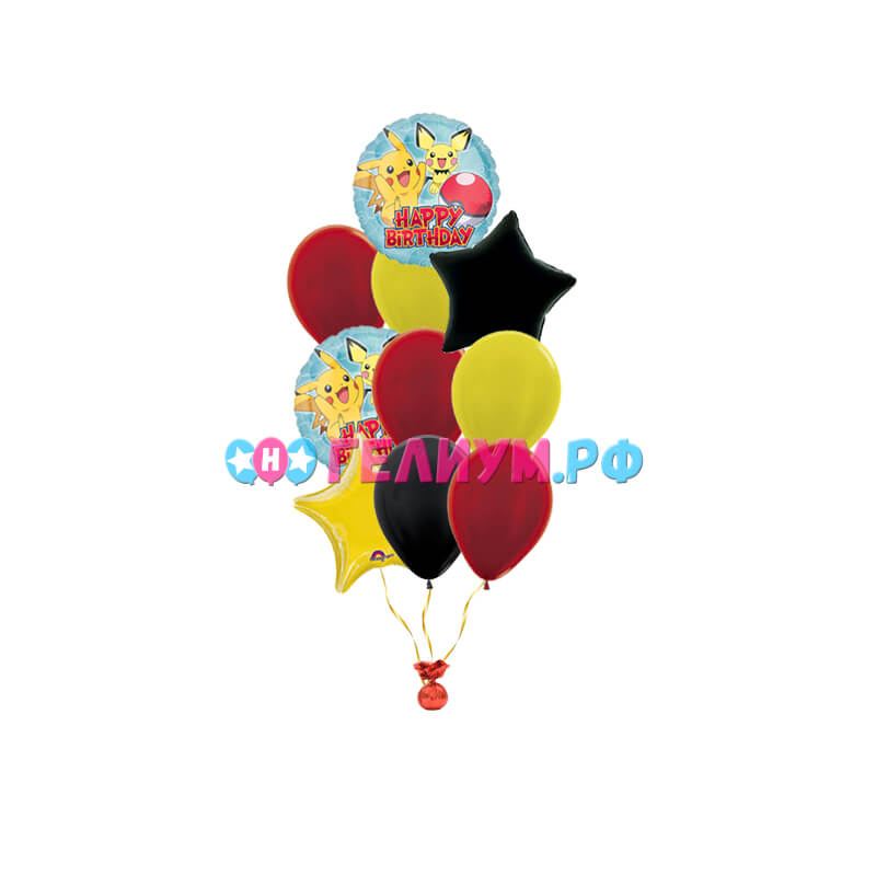 Фонтан из шаров Пикачу