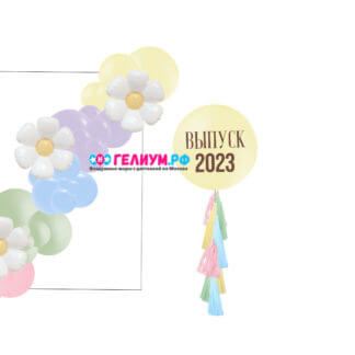 Фотозона из шаров Ромашка