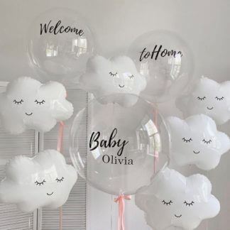 Комплект шаров на выписку из роддома