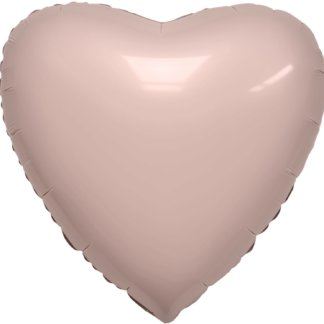 Сердце 46 см, Пыльная роза