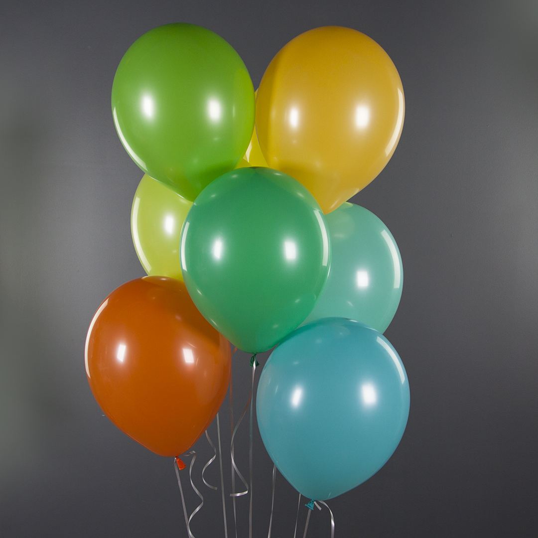 Фонтан из шаров Разноцветные 7 шаров