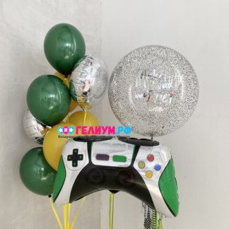 Шары для мальчика на 5 лет с большим шаром с именем