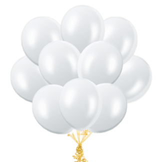 Облако из 15ти белых шаров