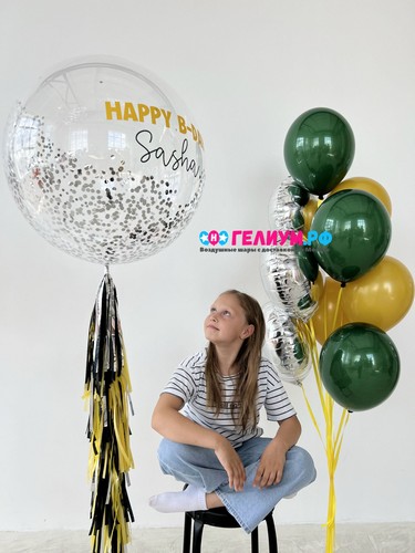 Шары девочке с именем на шаре