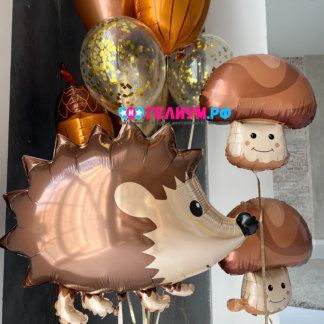 Набор воздушных шаров с гелием Ёжик