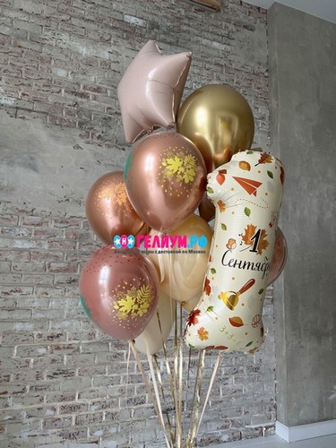 Фонтан с цифрой С днем знаний клиновые лисья