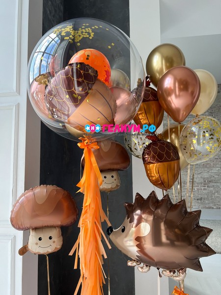 Набор шаров с большим шаром баблс