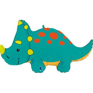 Фигура Трицератопс, бирюзовый 91 см