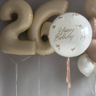 Шары на день рождения с большим шаром