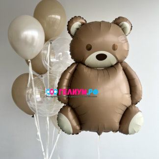 Набор надувных шаров с мишкой Барни