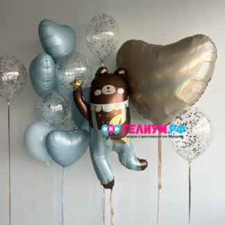 Воздушные шары на выписку из роддома мальчика