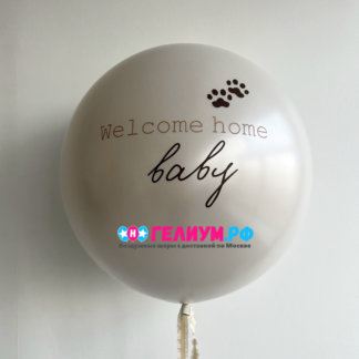 Большой надувной шар на выписку из роддома