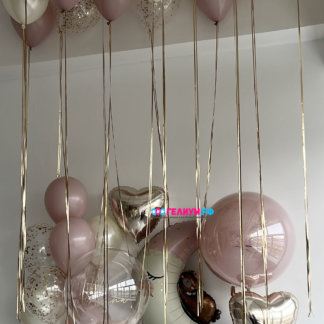 Набор шаров с месяцем для девочки