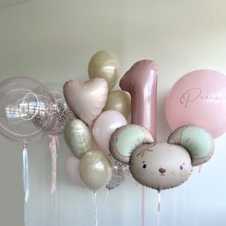 Шары на день рождения девочки на 1 годик