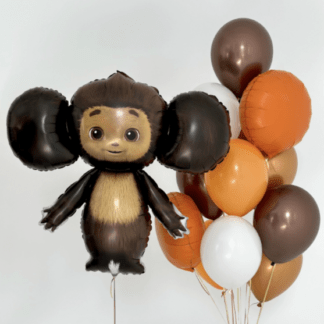 Шары воздушные на 1 сентября с чебурашкой