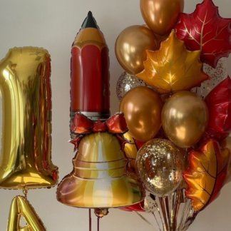 Набор шаров с цифрой на 1 сентября